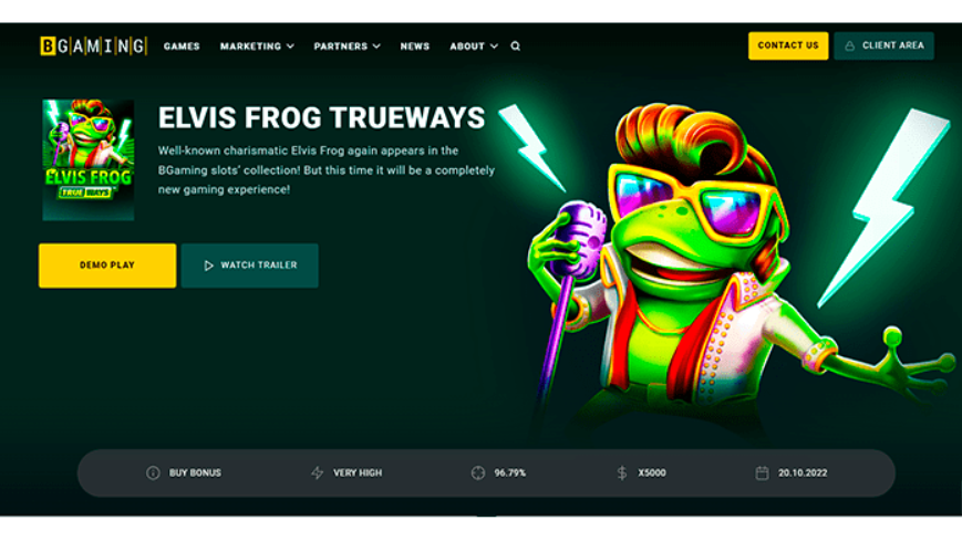 Elvis Frog TRUEWAYS Demo play
