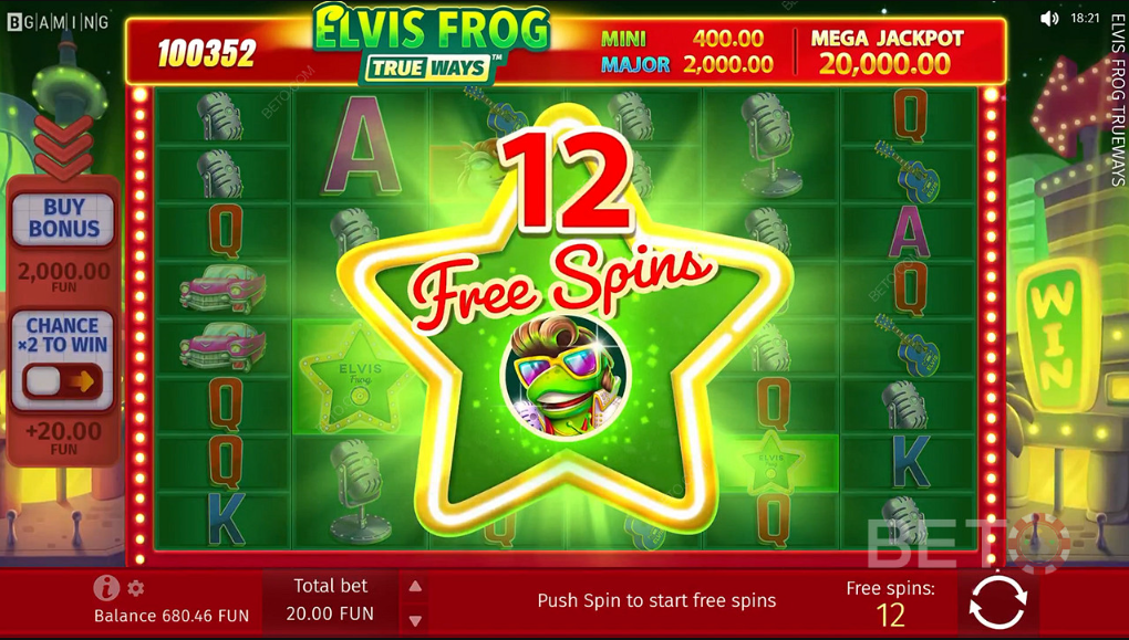 Play Elvis Frog TrueWays Slot